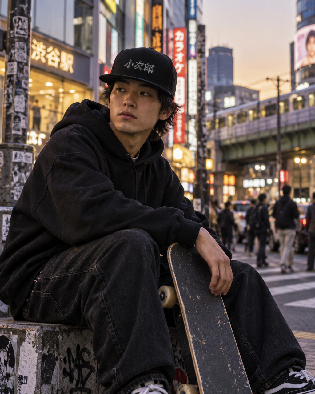 KOJIRO™ 004 — Czapka z daszkiem Kojiro Snapback | Czarna