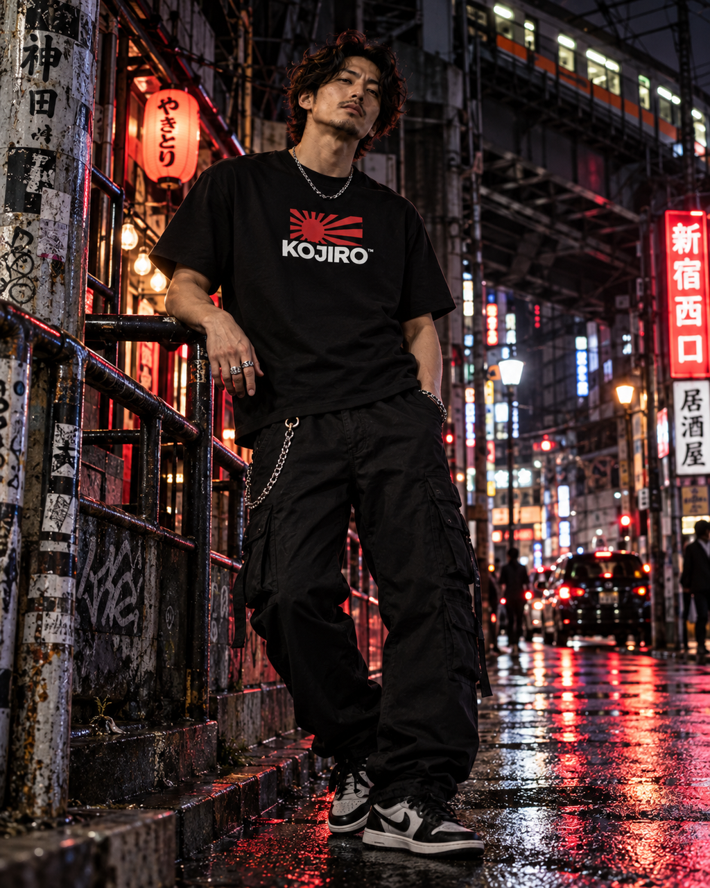 KOJIRO™ 001 — ESSENTIAL LOGO TEE - BLACK
