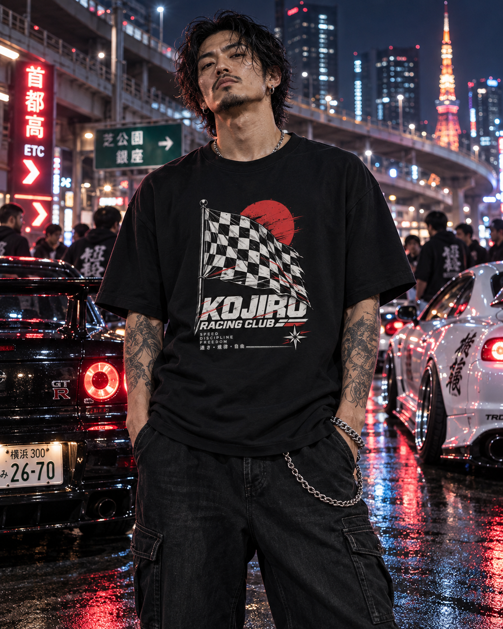 KOJIRO™ RACING CLUB — Heavyweight T-Shirt