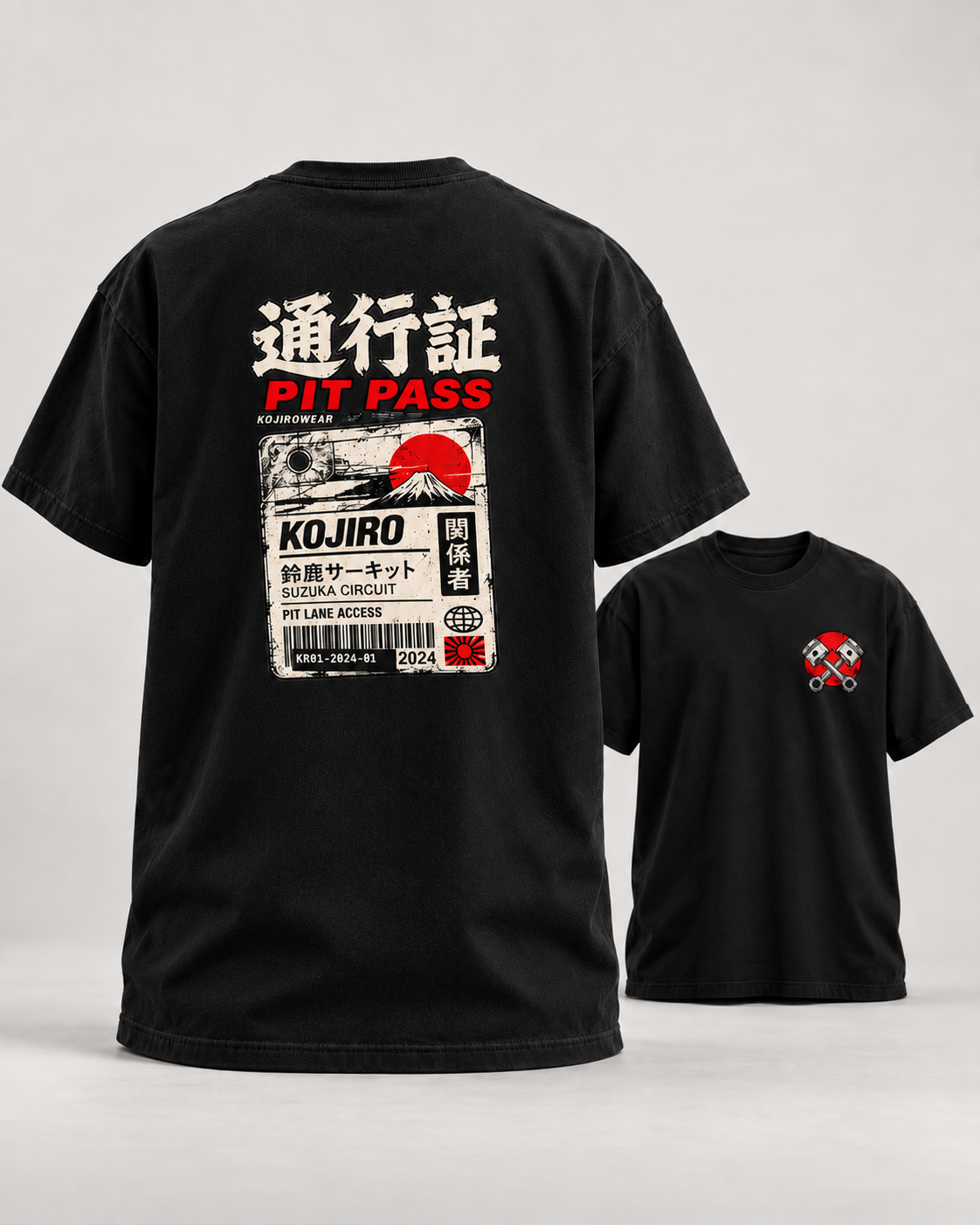 KOJIRO™ RACING — PIT PASS | Heavyweight T-Shirt