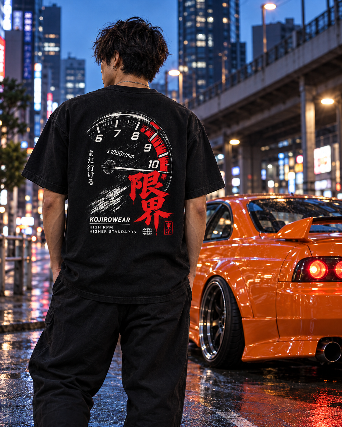 Tytuł: KOJIRO™ RACING — LIMIT TACHOMETER | Heavyweight T-Shirt