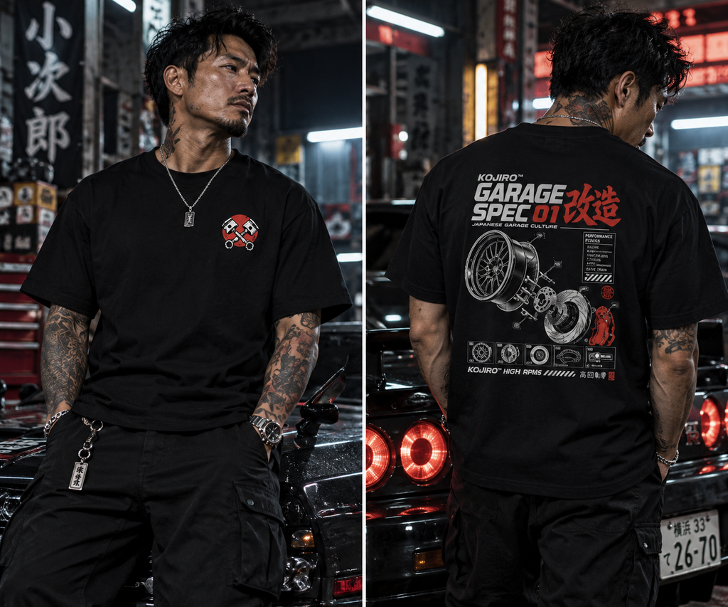 KOJIRO™ GARAGE SPEC 01 | Heavyweight T-Shirt